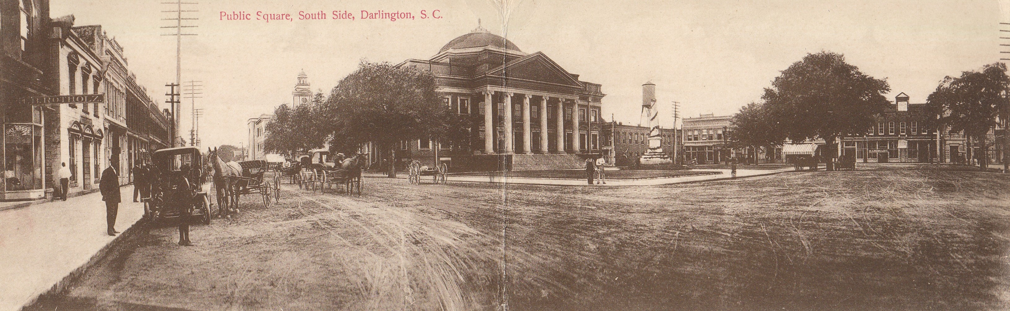 Darlington Courthouse - Black and White